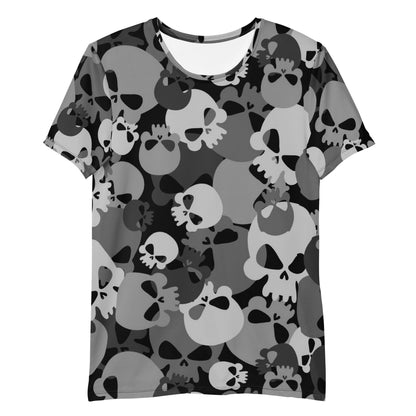 Black Skull Sport-T-Shirt für Herren Sport T-Shirt JLR Design