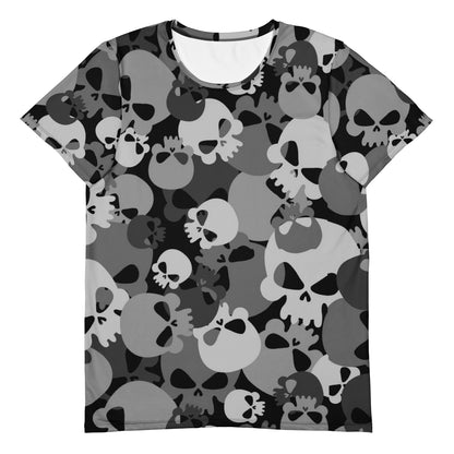 Black Skull Sport-T-Shirt für Herren Sport T-Shirt JLR Design