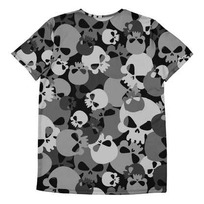 Black Skull Sport-T-Shirt für Herren Sport T-Shirt JLR Design