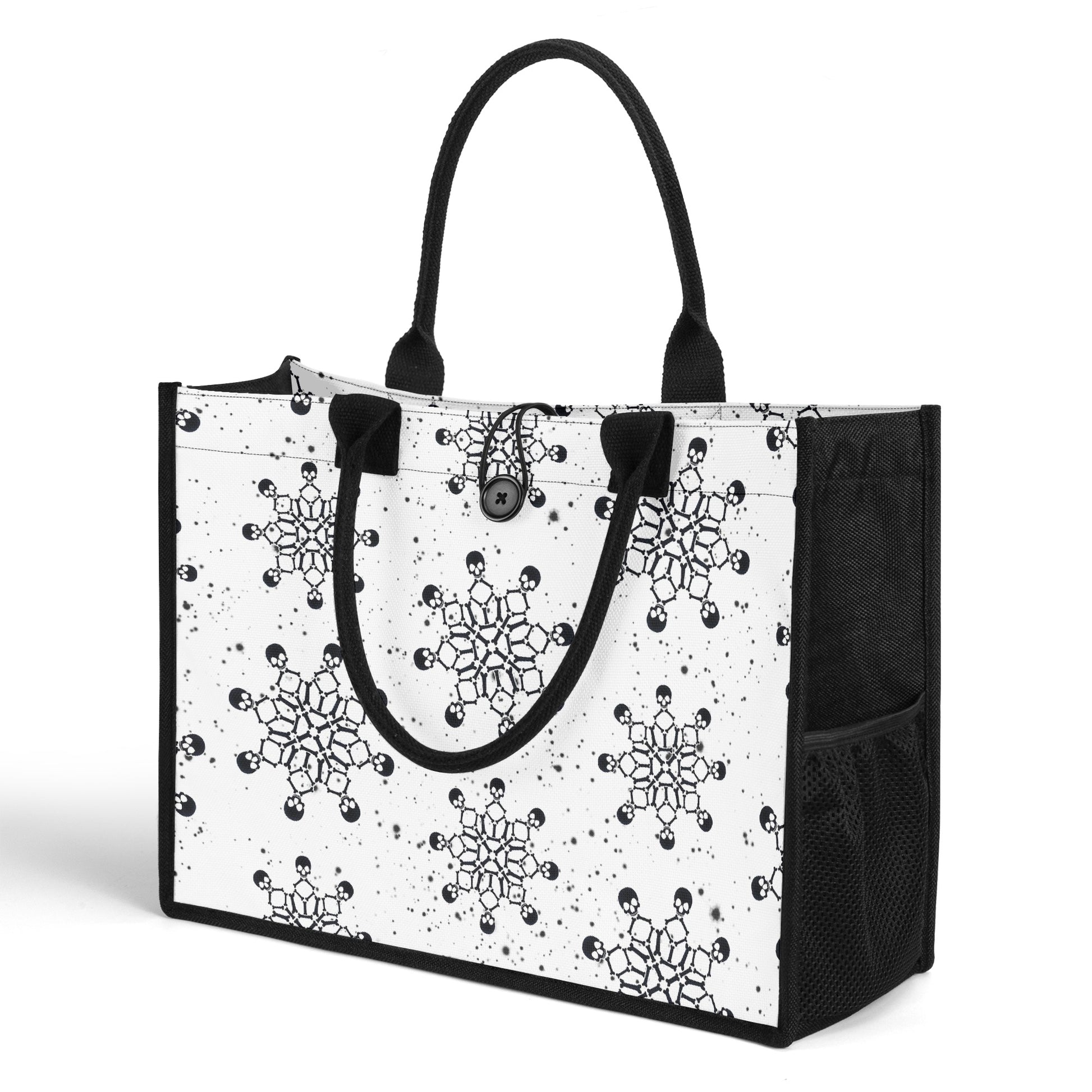 Black Snow Canvas Shopper Tasche Einkaufstasche JLR Design