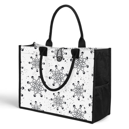 Black Snow Canvas Shopper Tasche Einkaufstasche JLR Design