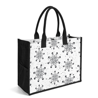 Black Snow Canvas Shopper Tasche Einkaufstasche JLR Design