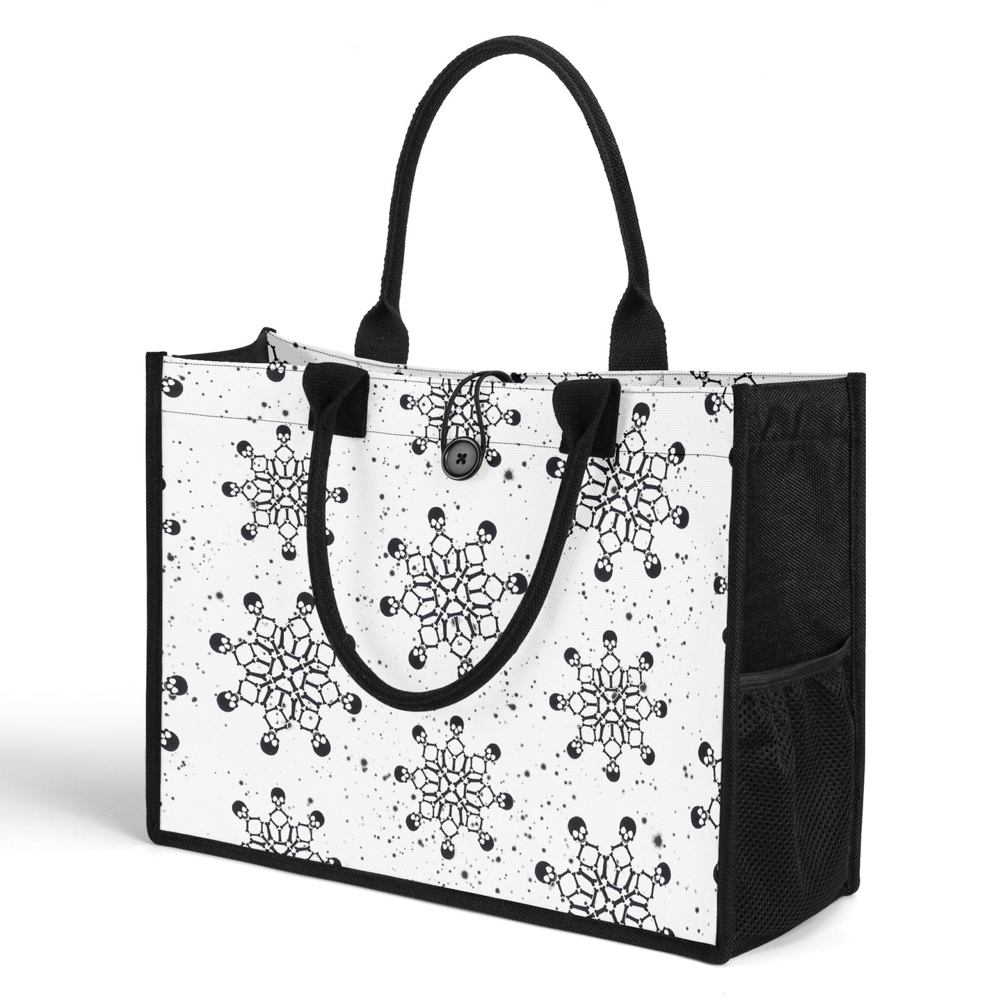 Black Snow Premium Canvas Shopper Tasche Tragetasche JLR Design