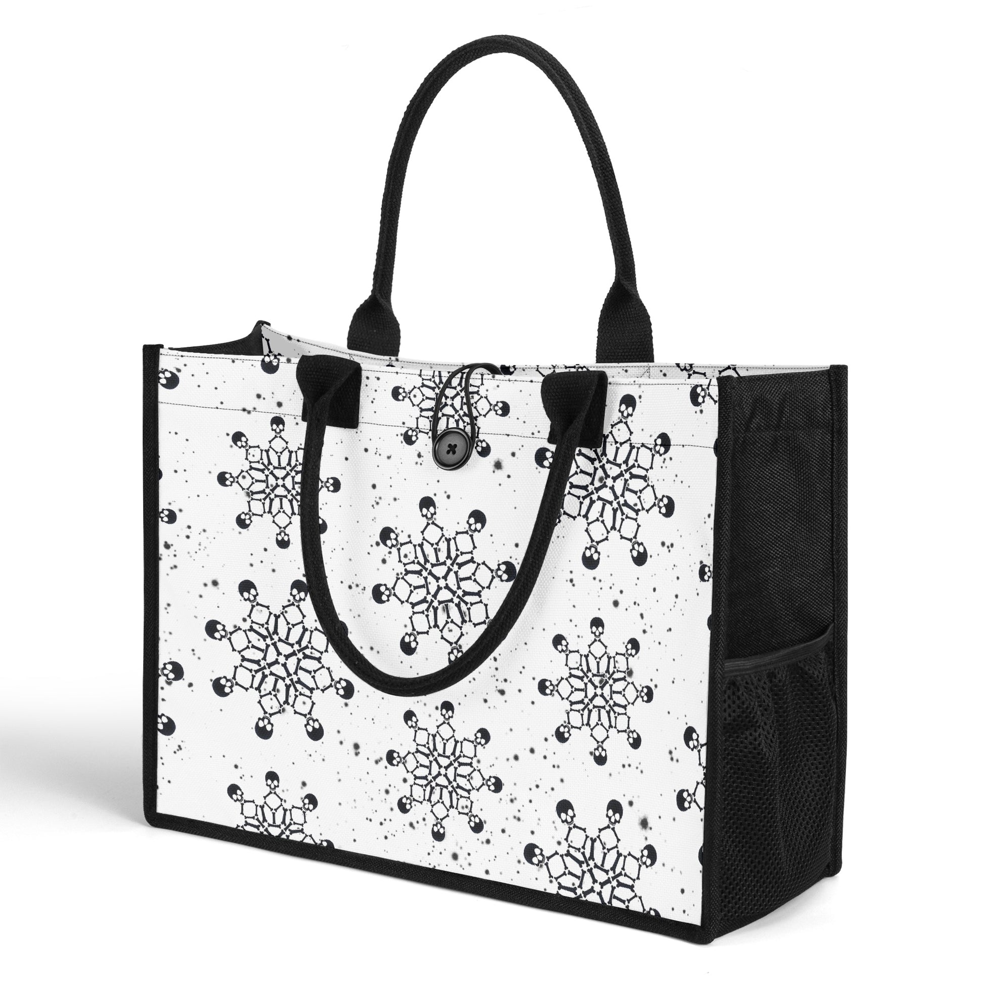 Black Snow Premium Canvas Shopper Tasche Tragetasche JLR Design