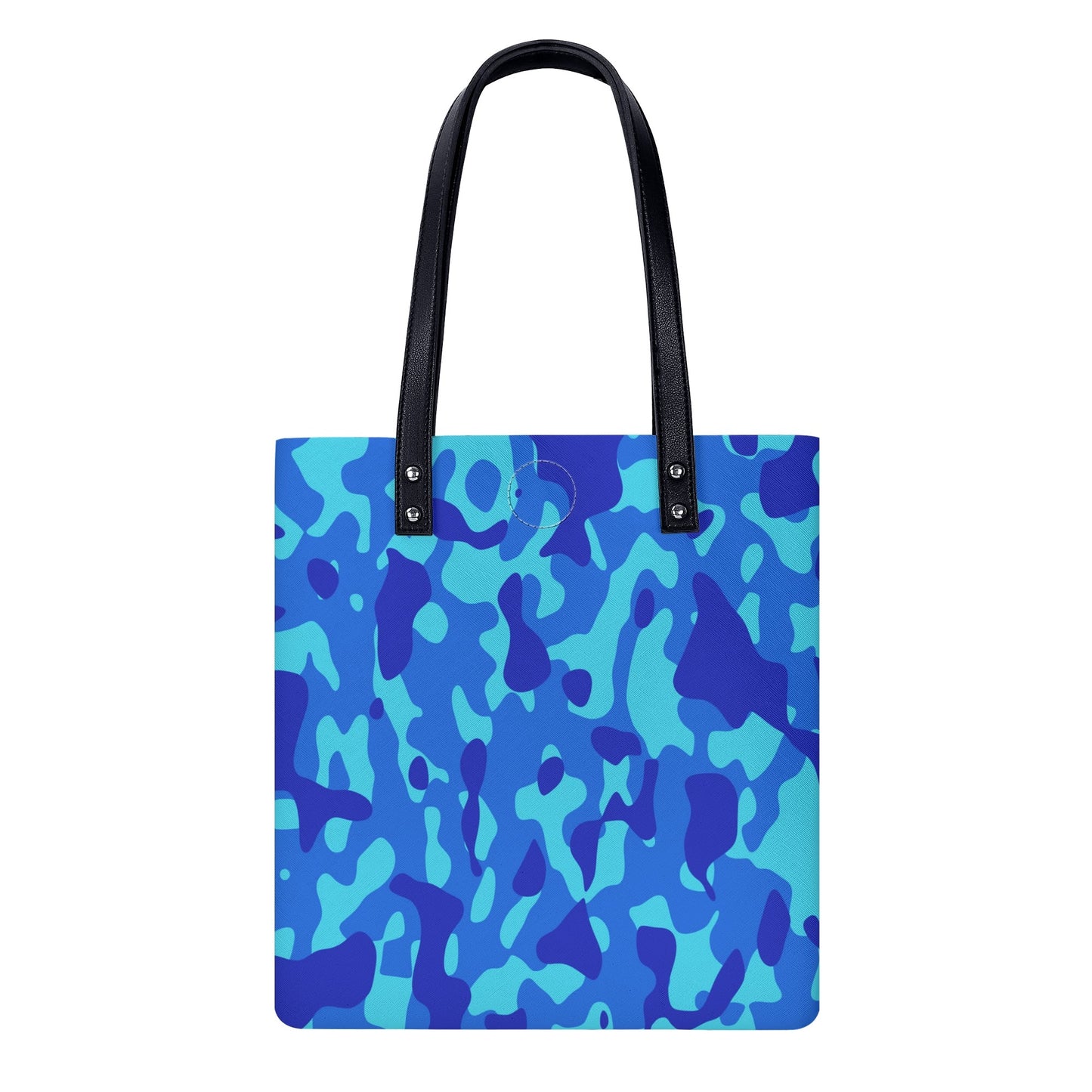 Blaue Camouflage PU Leder Handtasche Handtasche JLR Design