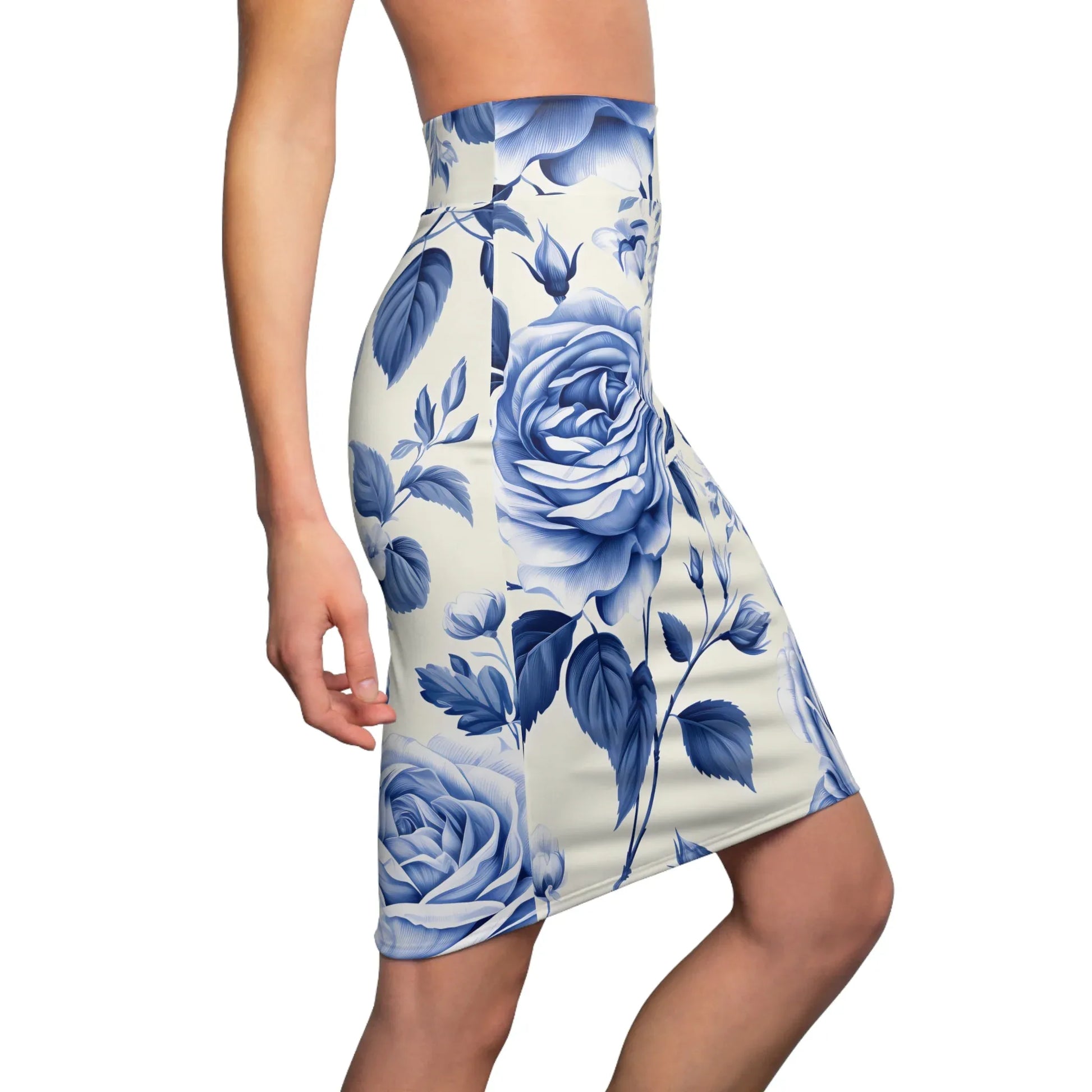 blaue-rose-v3-bleistiftrock-bleistiftrock-jlr-design-2 - JLR Design