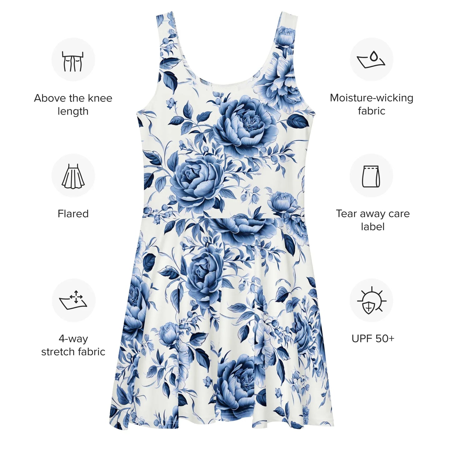all-over-print-skater-dress-white-front-68489d88d2f9c - JLR Design