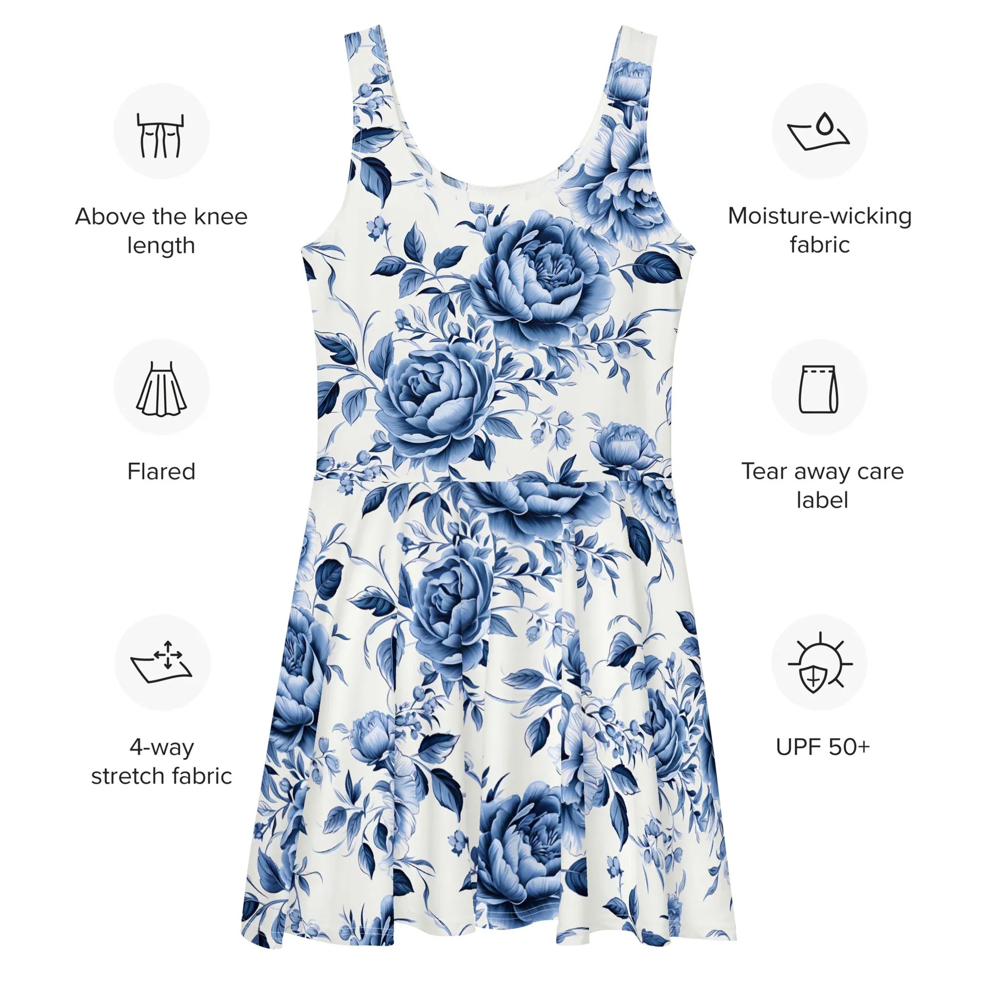 all-over-print-skater-dress-white-front-68489d88d2f9c - JLR Design