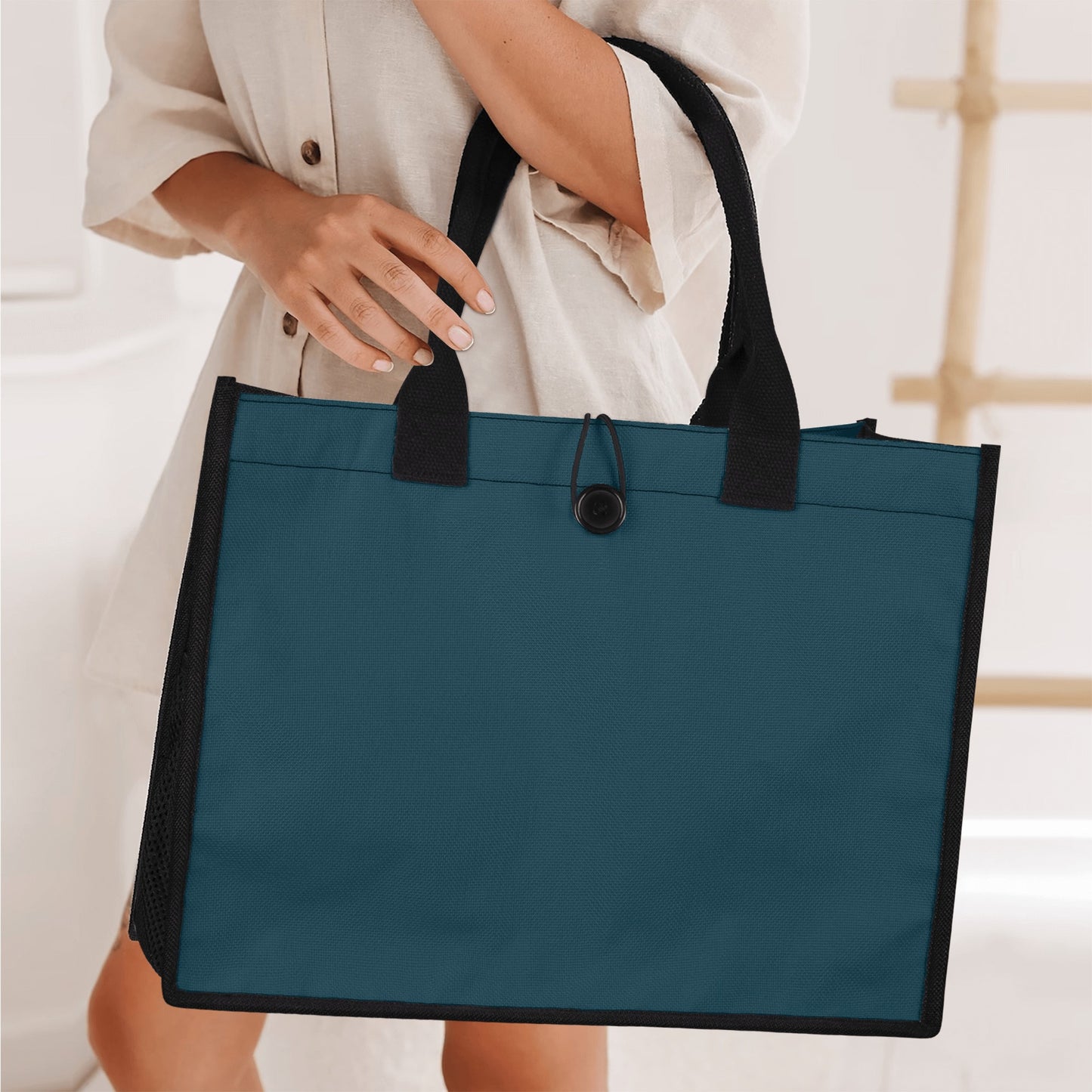 Blauwal Canvas Shopper Tasche Einkaufstasche JLR Design