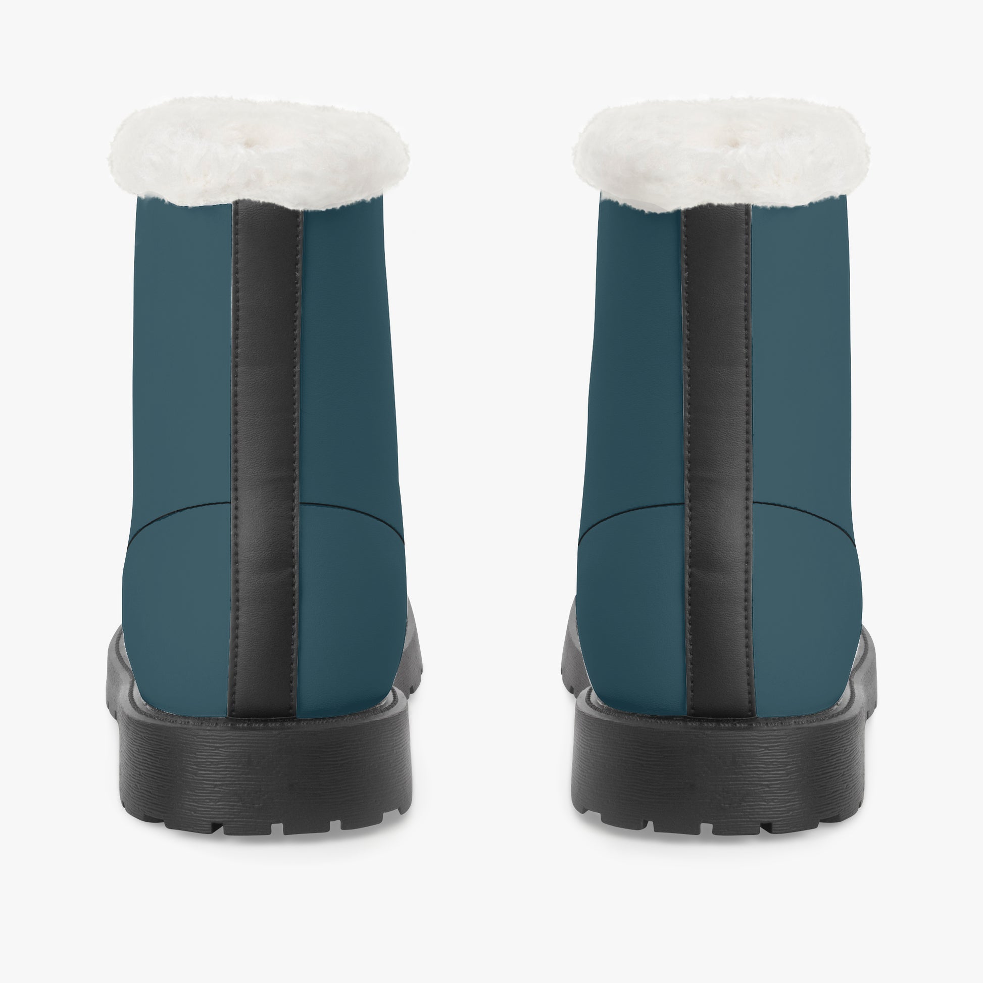 Blauwal Faux Fur Leder Boots Boots JLR Design