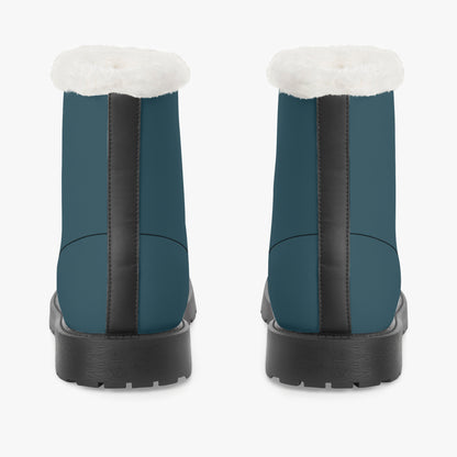 Blauwal Faux Fur Leder Boots Boots JLR Design