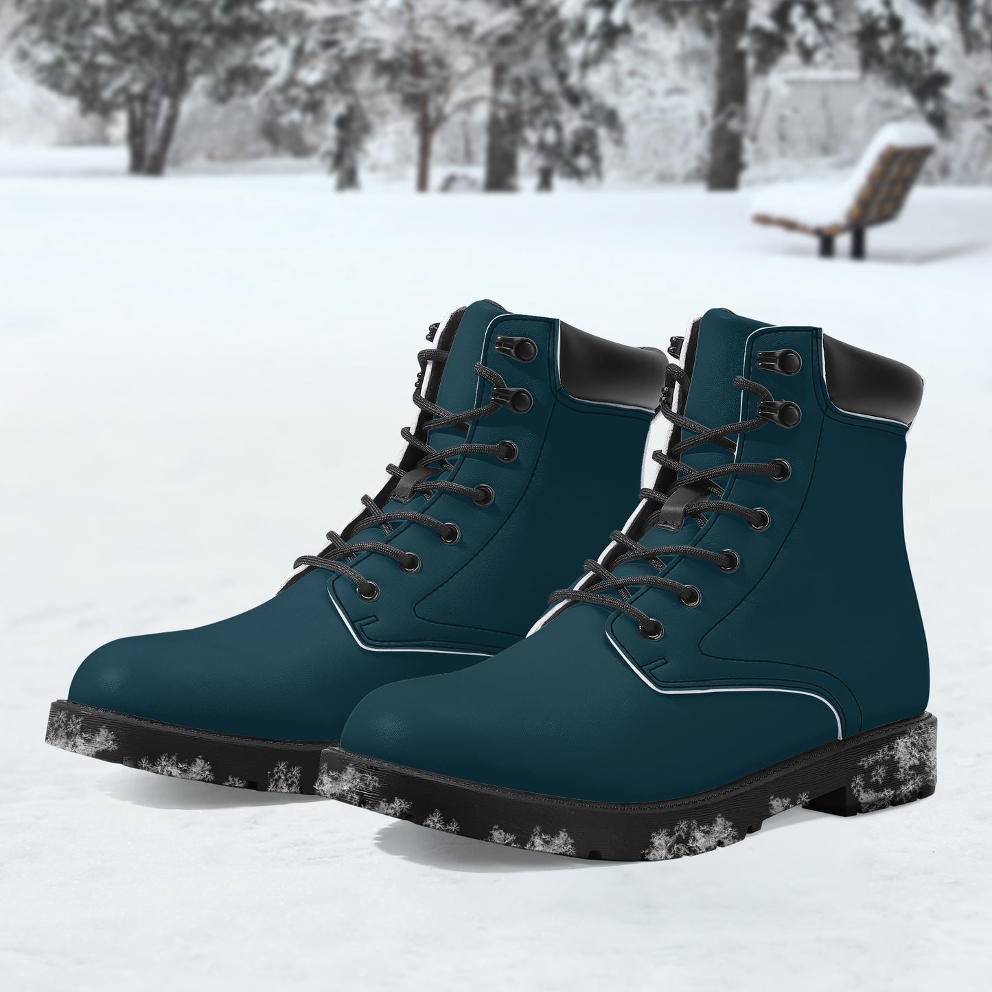 Blauwal Leder Boots | Stylische und Warme Winterstiefel Boots JLR Design
