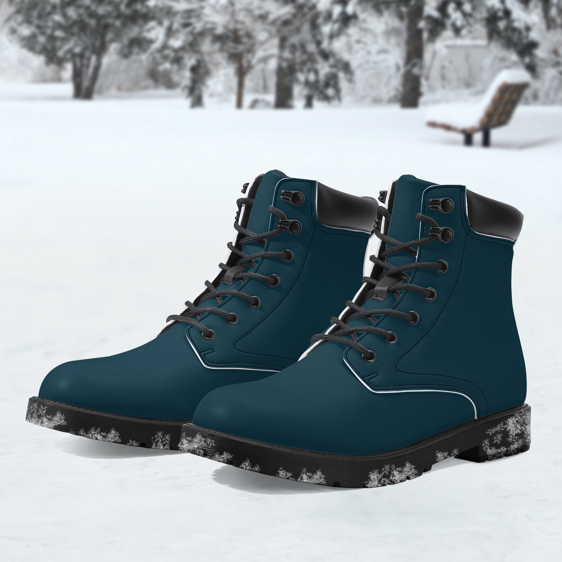 Blauwal Leder Boots | Stylische und Warme Winterstiefel Boots JLR Design