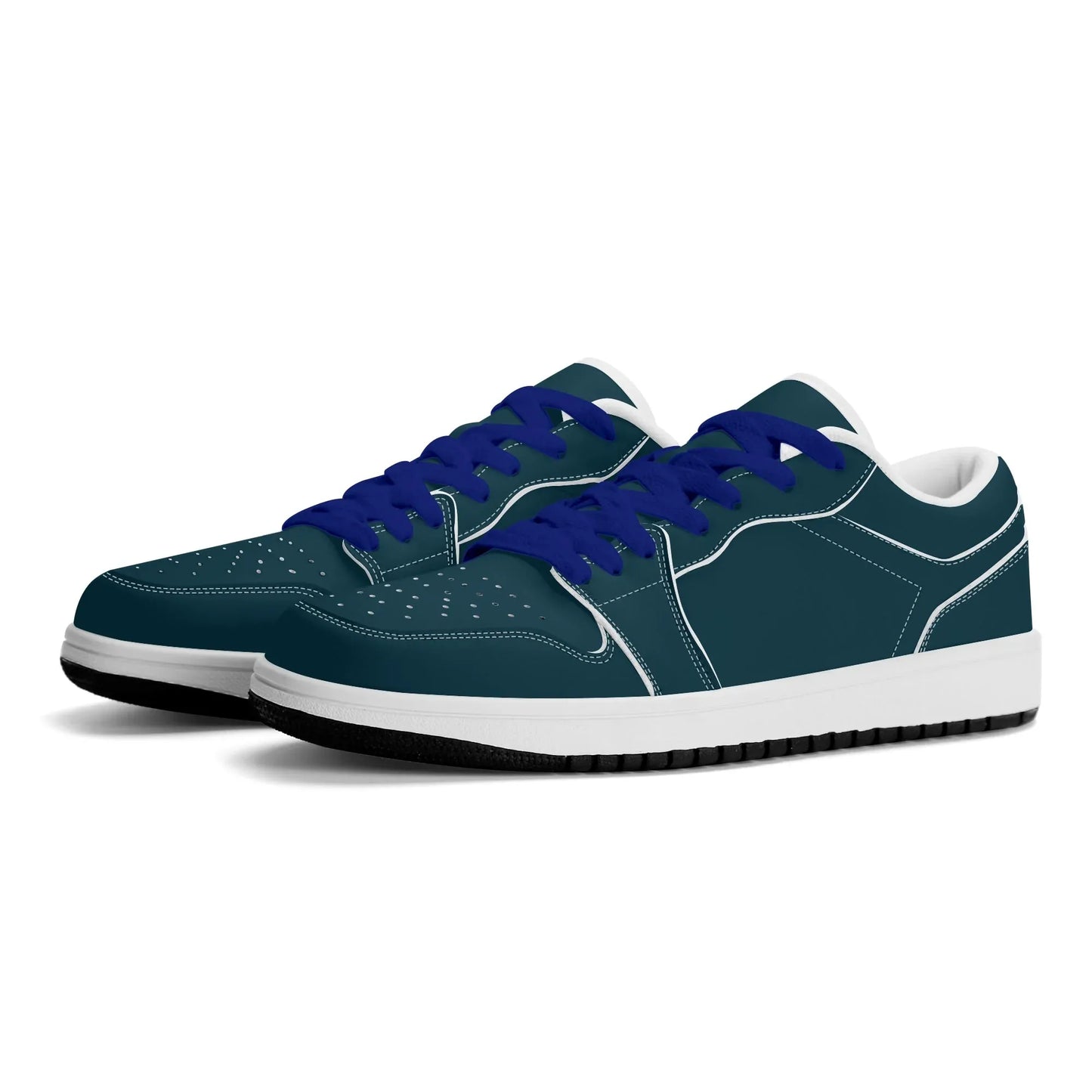 blauwal-low-top-leder-sneaker-fur-damen-sneaker-jlr-design-54854 - JLR Design
