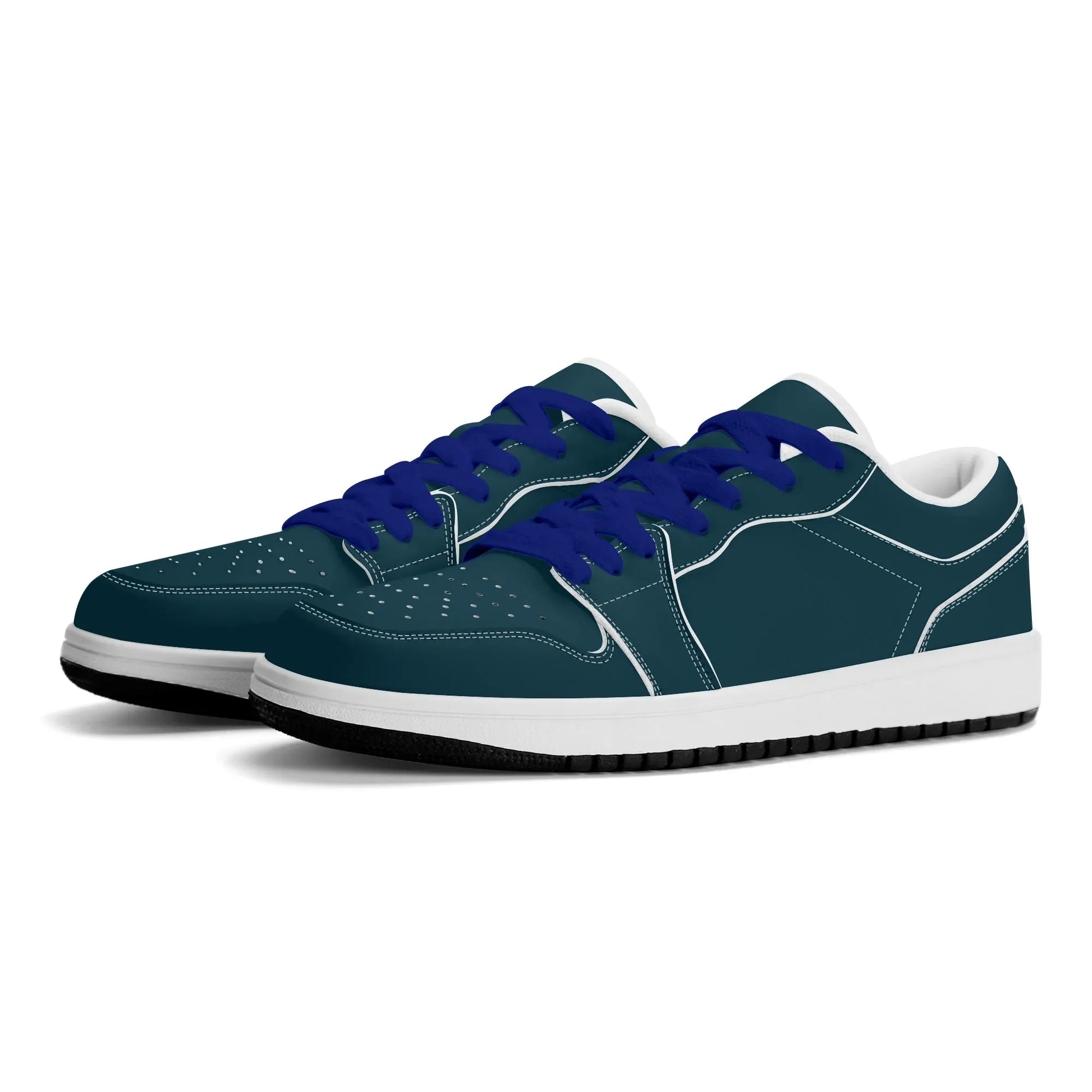 blauwal-low-top-leder-sneaker-fur-damen-sneaker-jlr-design-54854 - JLR Design