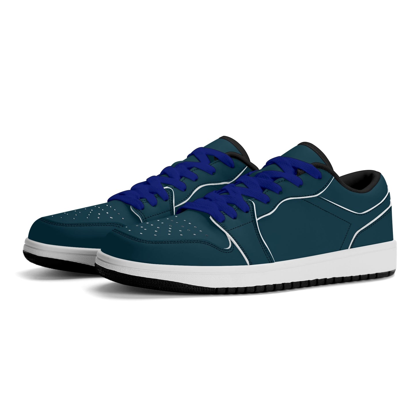 Blauwal Low Top Leder Sneaker für Damen Sneaker JLR Design