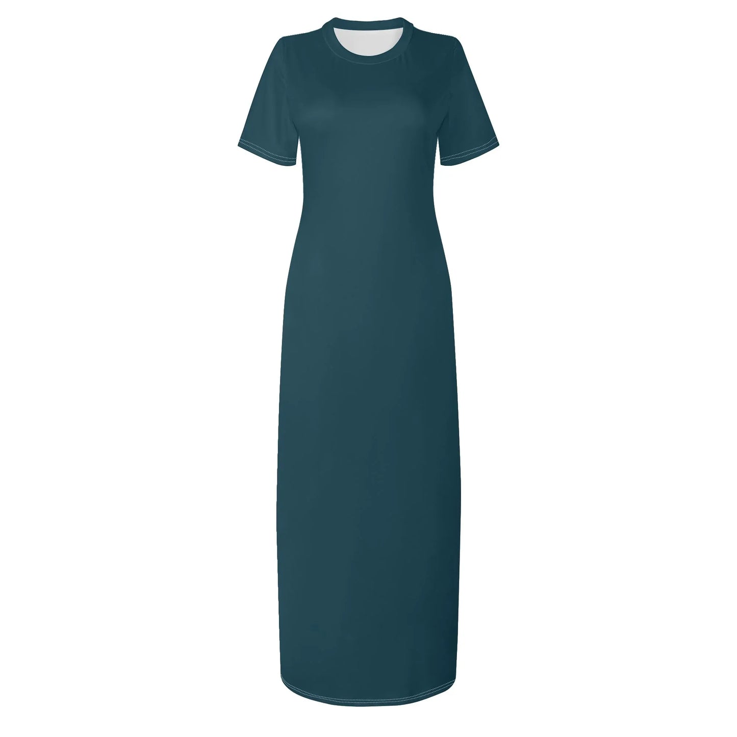 blauwal-short-sleeve-long-dress-long-dress-jlr-design-40862 - JLR Design