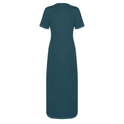 blauwal-short-sleeve-long-dress-long-dress-jlr-design-79518 - JLR Design