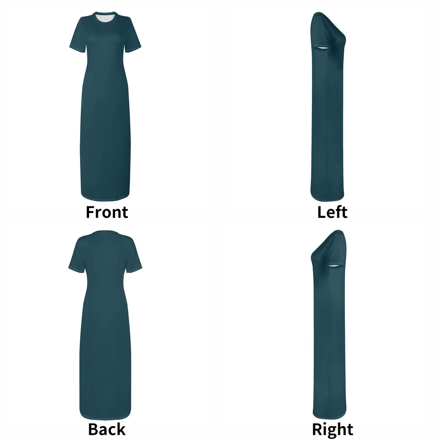 blauwal-short-sleeve-long-dress-long-dress-jlr-design-61346 - JLR Design