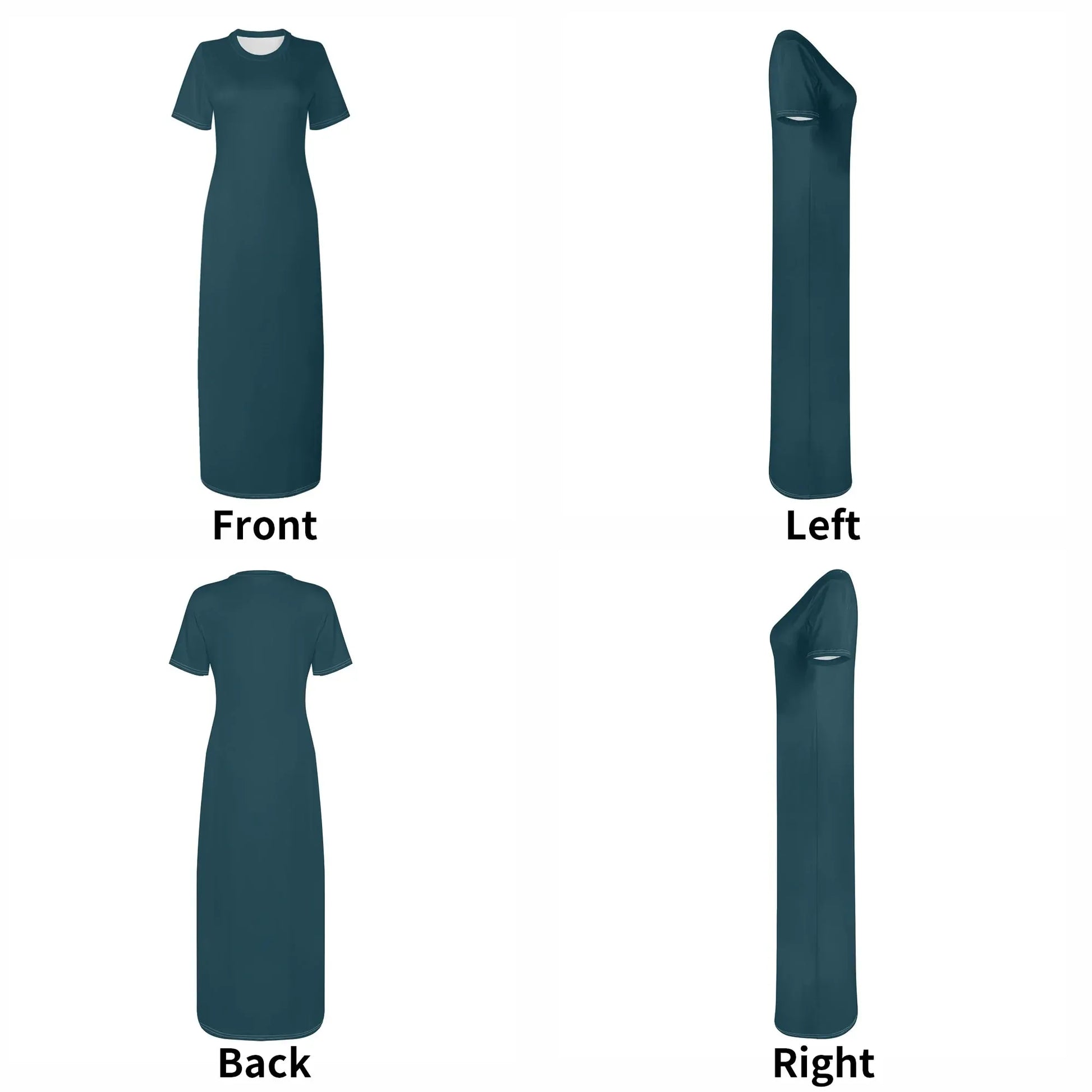 blauwal-short-sleeve-long-dress-long-dress-jlr-design-61346 - JLR Design