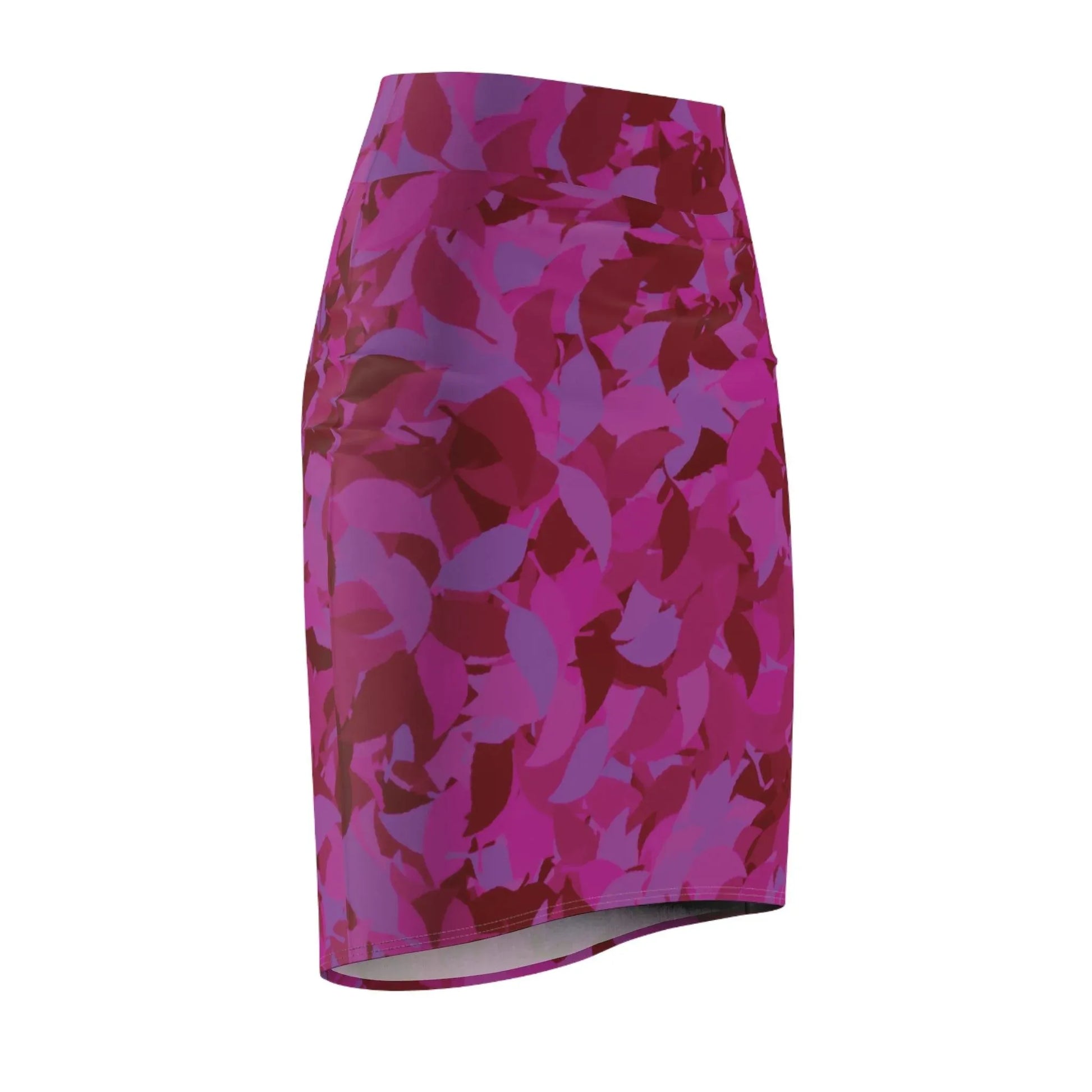 bleistiftrock-mit-pinkem-blattmuster-bleistiftrock-jlr-design-56299 - JLR Design
