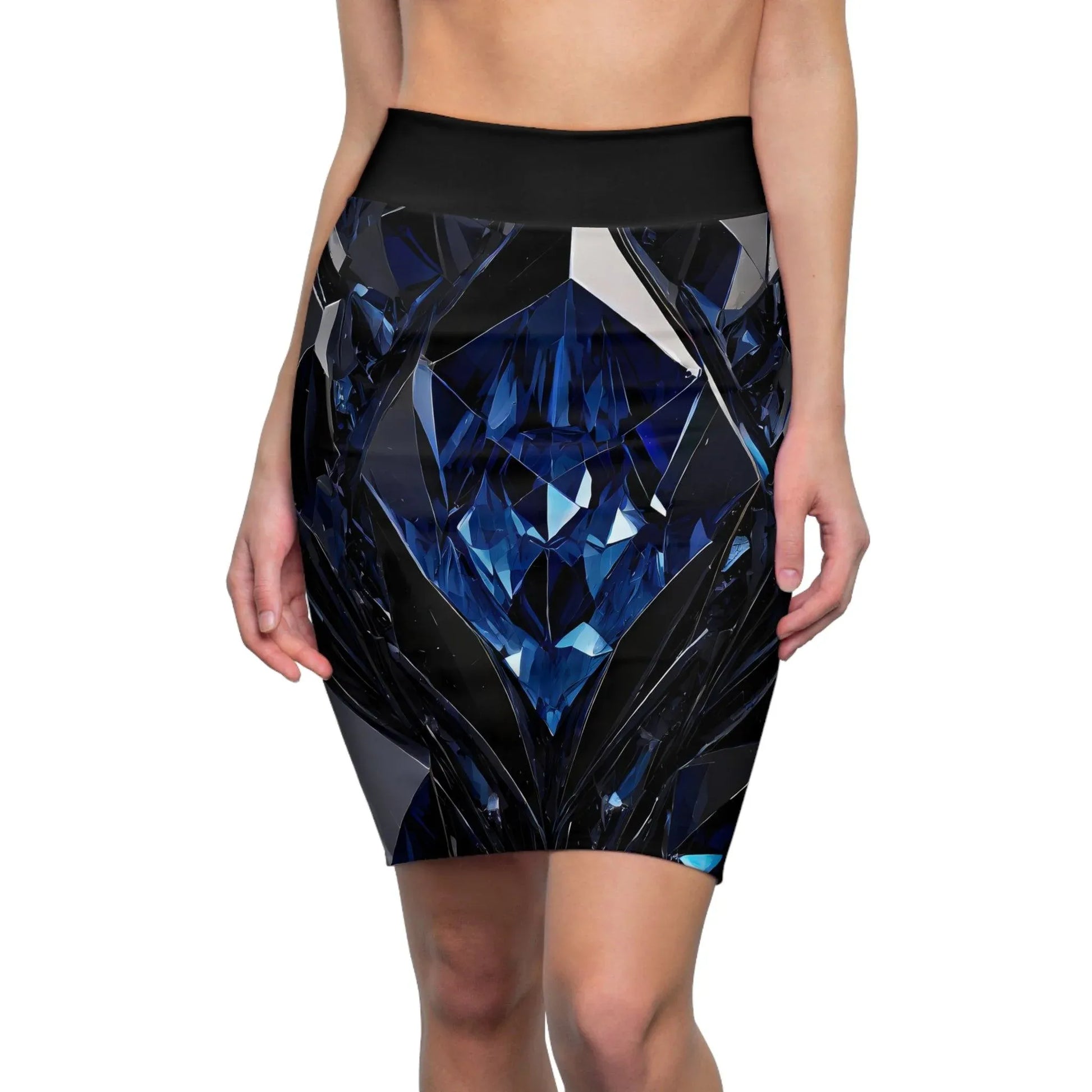 blue-black-crystal-bleistiftrock-bleistiftrock-jlr-design-17481 - JLR Design