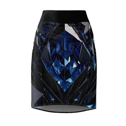 blue-black-crystal-bleistiftrock-bleistiftrock-jlr-design-42999 - JLR Design