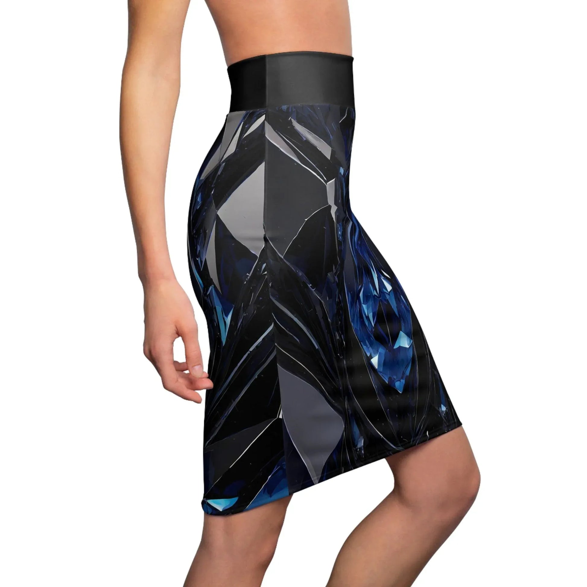 blue-black-crystal-bleistiftrock-bleistiftrock-jlr-design-80444 - JLR Design