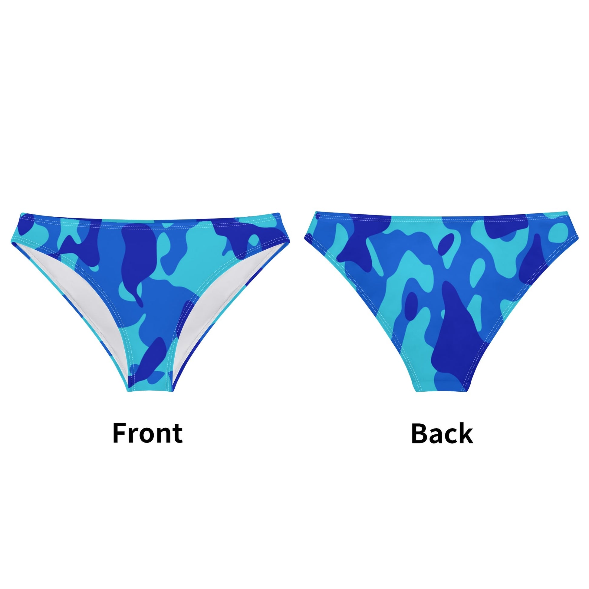 Blue Camouflage Damen Slip Damen Slip JLR Design