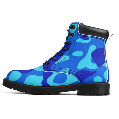 Blue Camouflage Ganzjahres Stiefel für Herren Lederstiefel 82.99 Blue, Camouflage, Ganzjahres, Herren, Lederstiefel JLR Design