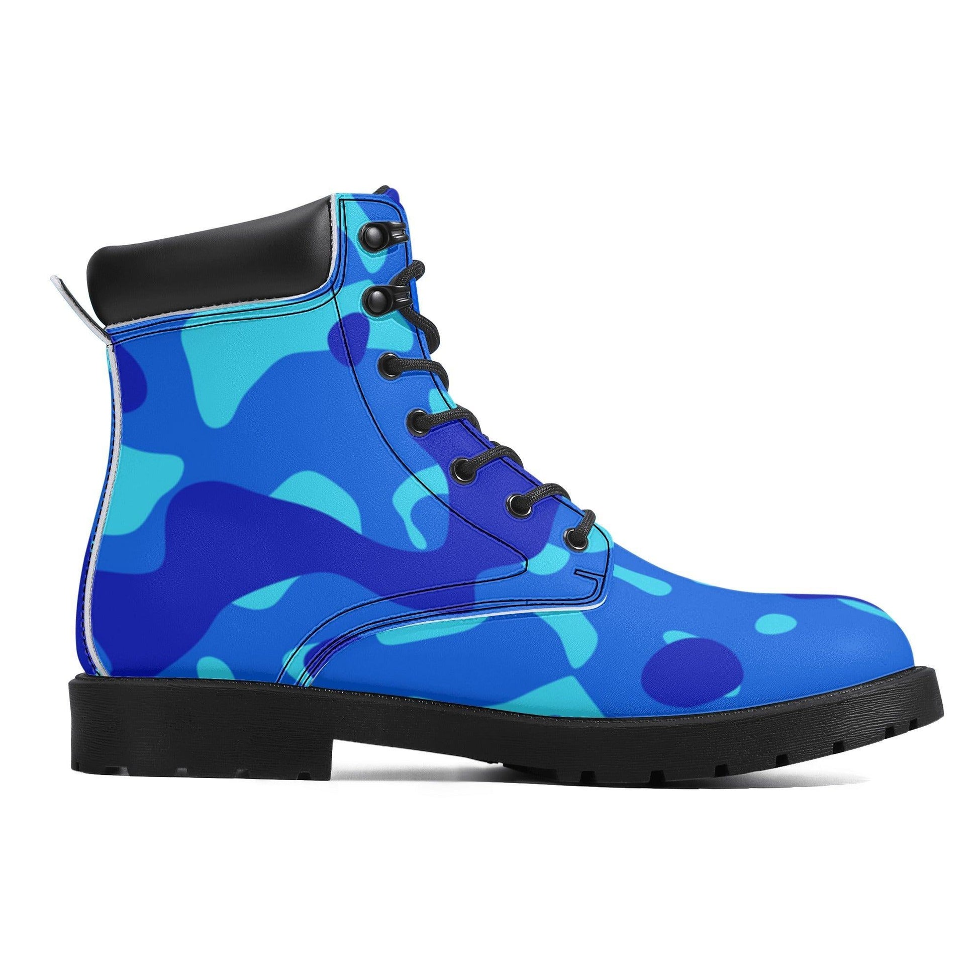 Blue Camouflage Ganzjahres Stiefel für Herren Lederstiefel 82.99 Blue, Camouflage, Ganzjahres, Herren, Lederstiefel JLR Design