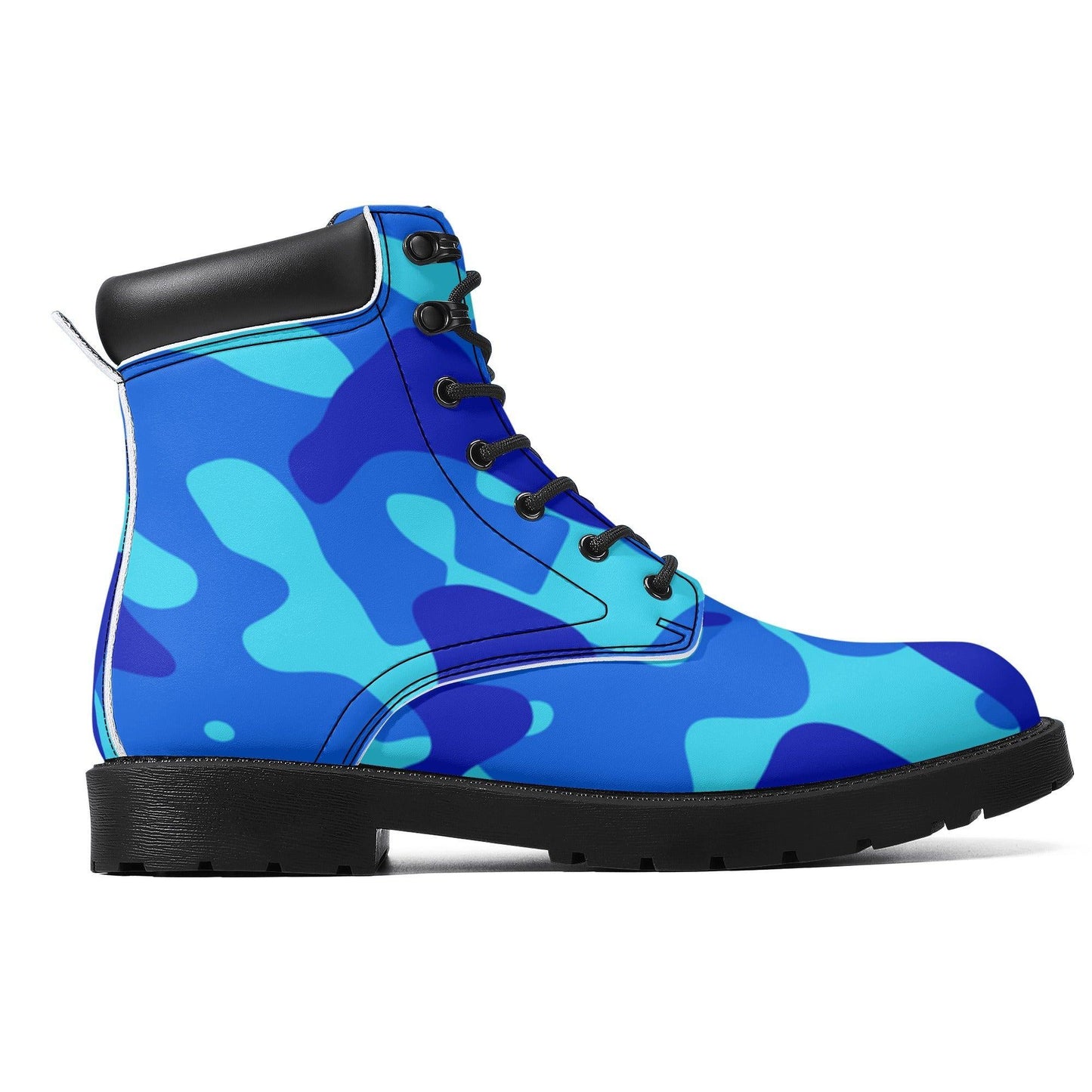 Blue Camouflage Ganzjahres Stiefel für Herren Lederstiefel 82.99 Blue, Camouflage, Ganzjahres, Herren, Lederstiefel JLR Design