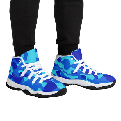 Blue Camouflage High Top Herren Sneaker Sneaker 108.99 Blue, Camouflage, Herren, High, Sneaker, Top JLR Design