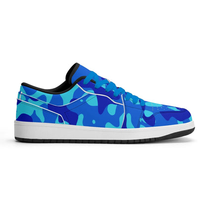 blue-camouflage-low-top-leder-sneaker-fur-damen-sneaker-jlr-design-11949 - JLR Design