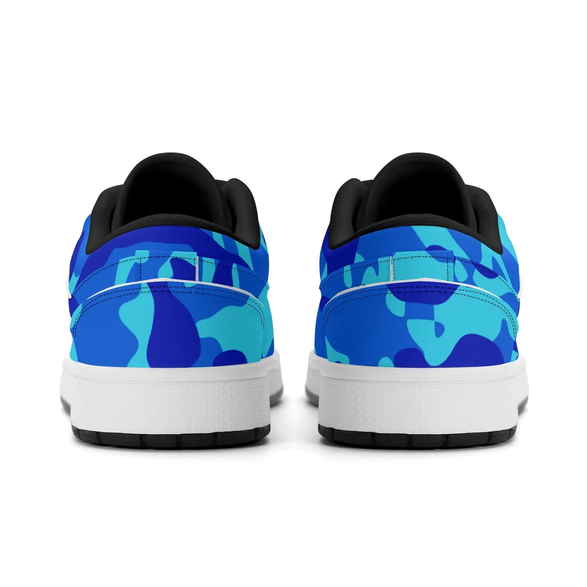 blue-camouflage-low-top-leder-sneaker-fur-damen-sneaker-jlr-design-41307 - JLR Design