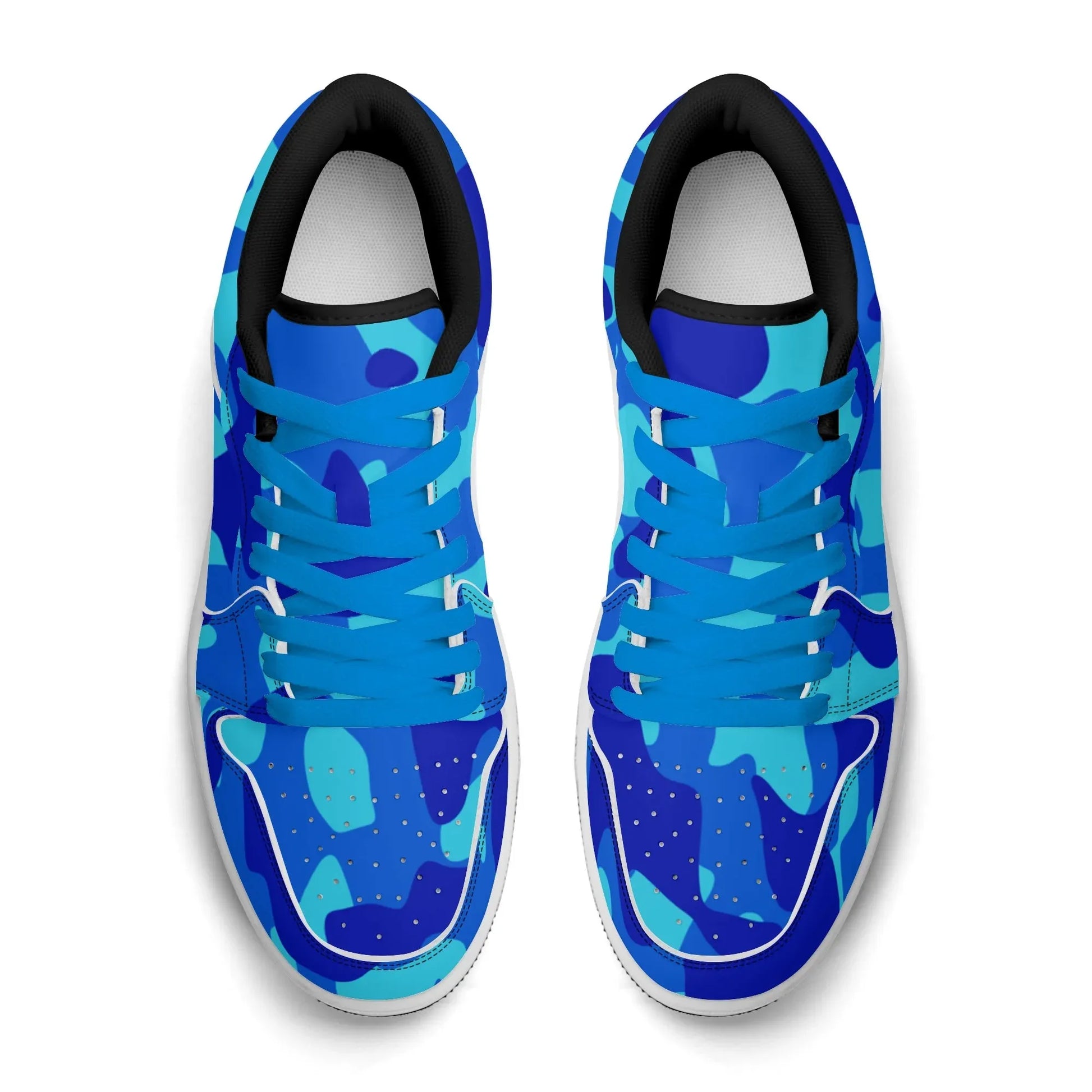 blue-camouflage-low-top-leder-sneaker-fur-damen-sneaker-jlr-design-89856 - JLR Design