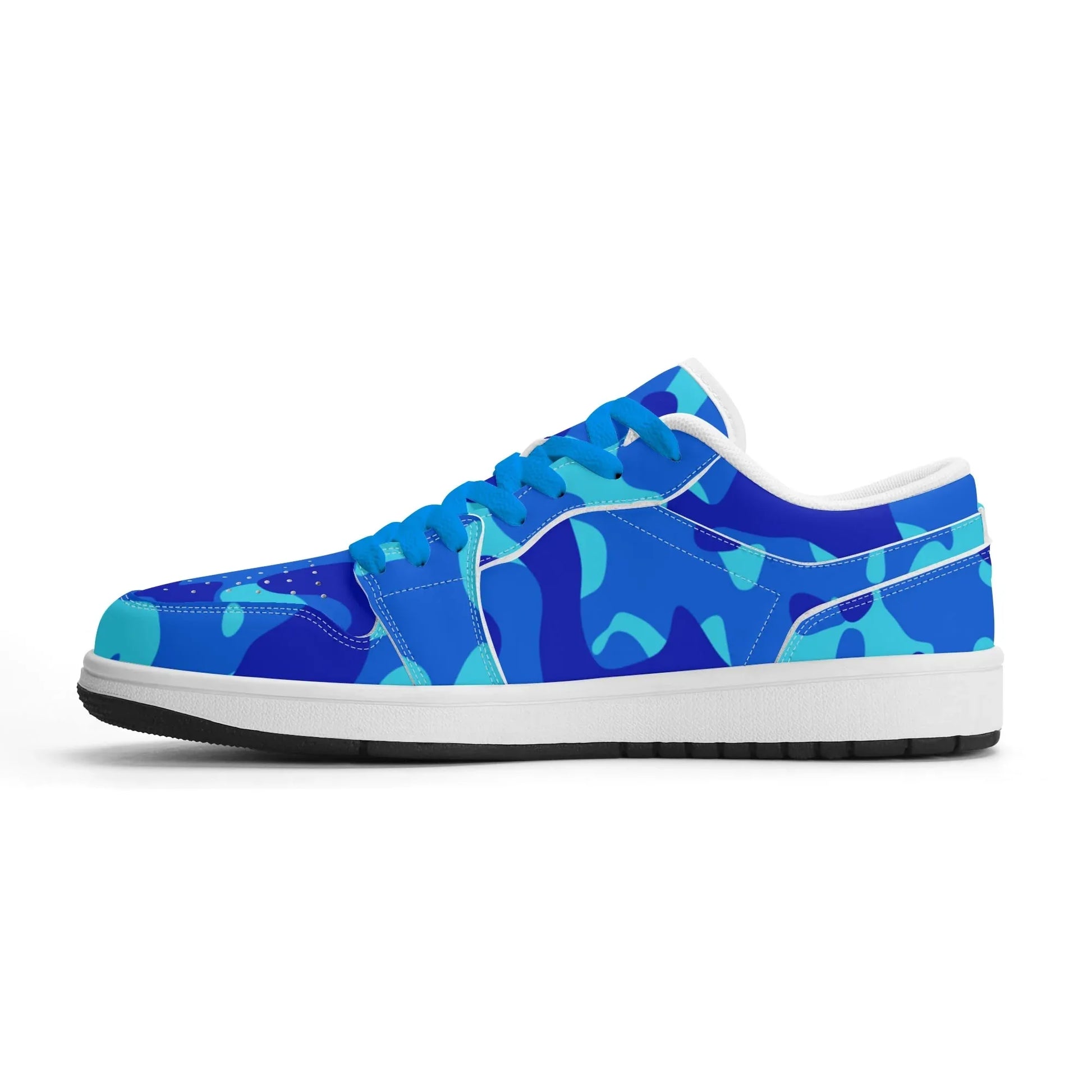 blue-camouflage-low-top-leder-sneaker-fur-damen-sneaker-jlr-design-16841 - JLR Design