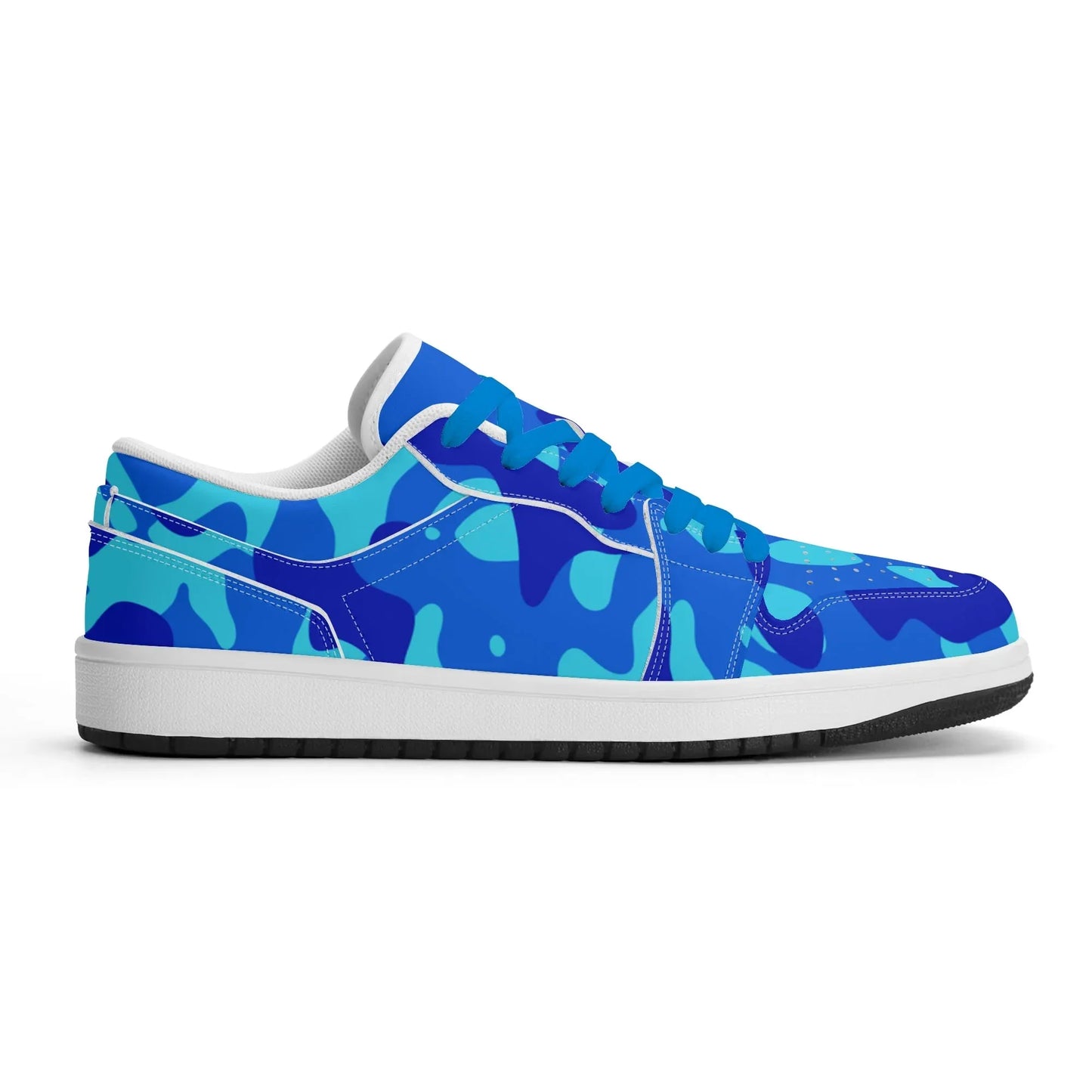 blue-camouflage-low-top-leder-sneaker-fur-damen-sneaker-jlr-design-60440 - JLR Design
