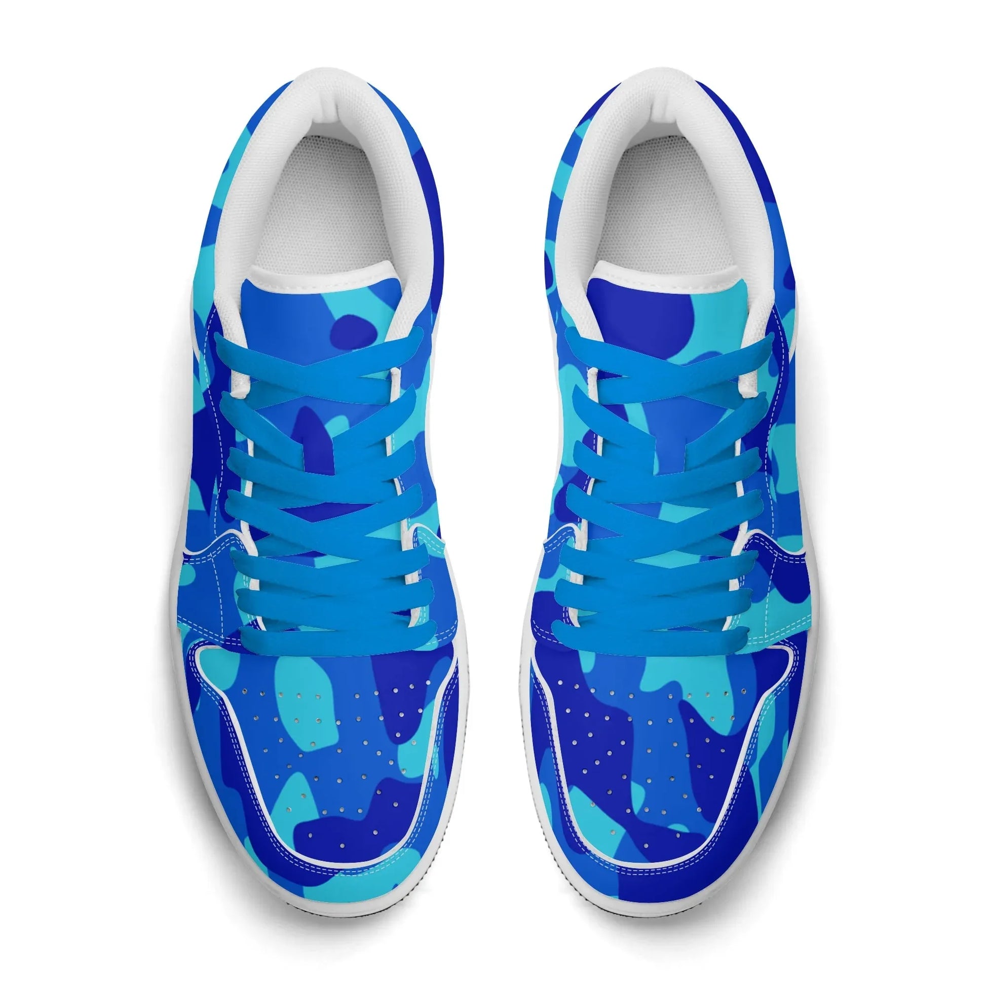 blue-camouflage-low-top-leder-sneaker-fur-damen-sneaker-jlr-design-29284 - JLR Design