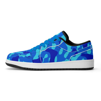 blue-camouflage-low-top-leder-sneaker-fur-herren-sneaker-jlr-design-31648 - JLR Design