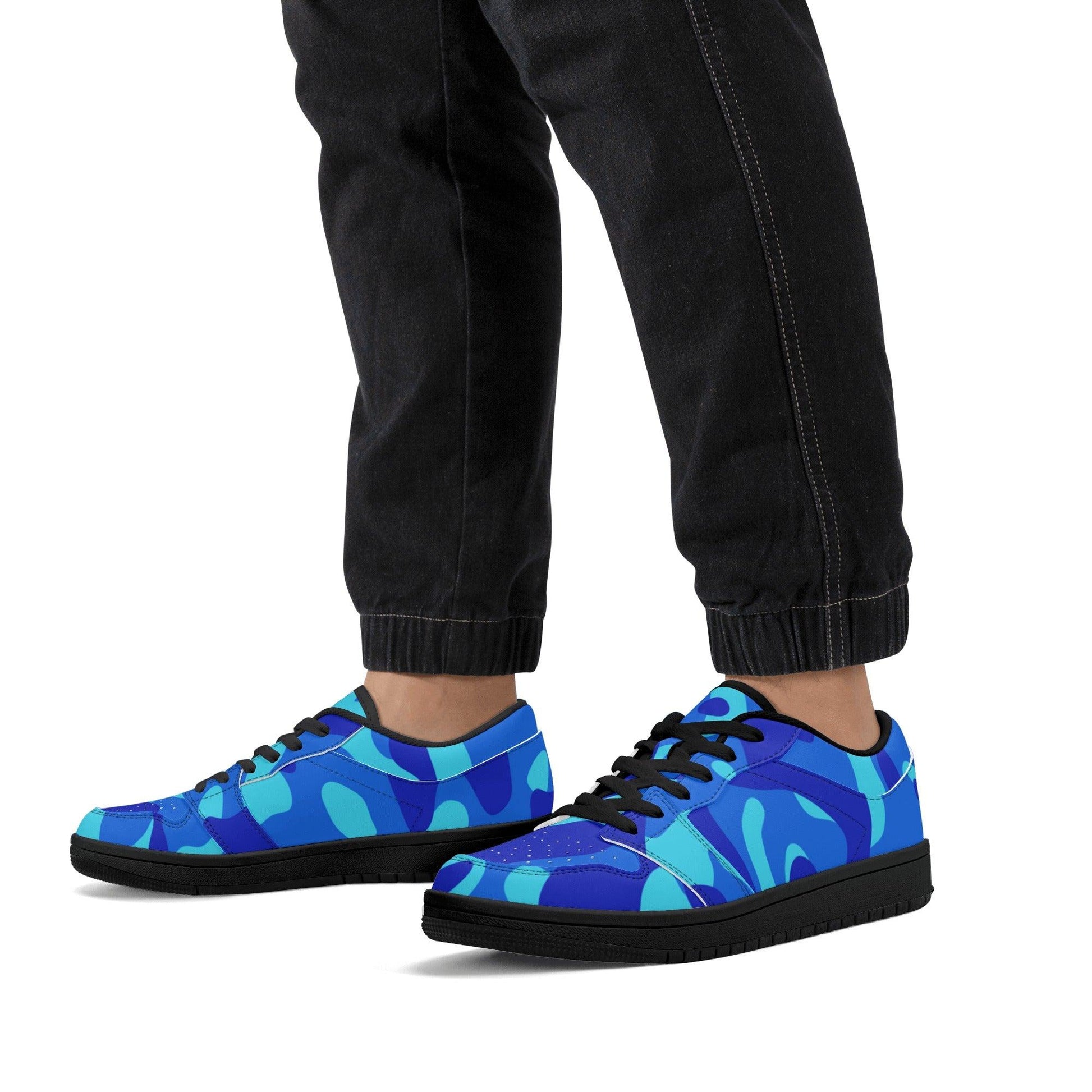 Blue Camouflage Low Top Sneaker für Herren Low Top Sneaker 79.99 JLR Design