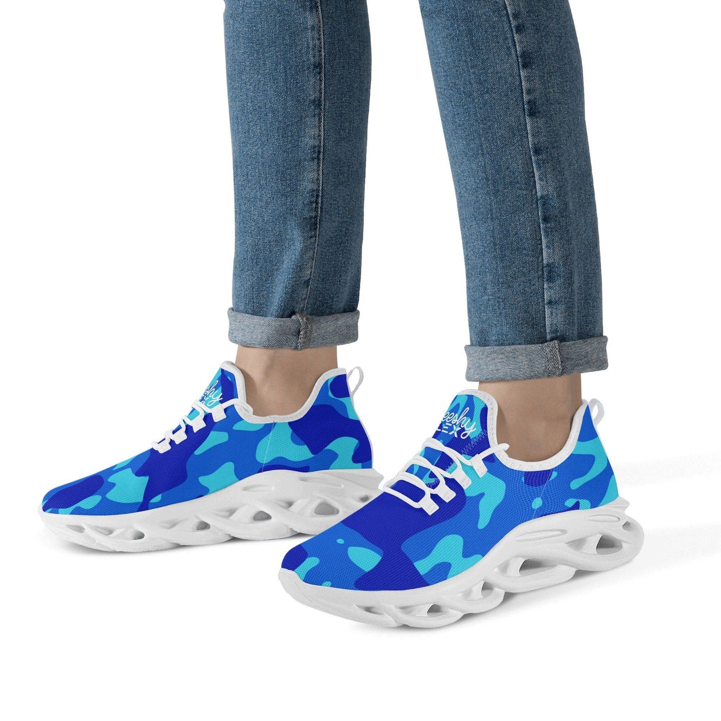 Blue Camouflage Meeshy Flex Damen Sneaker Sneaker 118.99 Blue, Camouflage, Damen, Flex, Meeshy, Sneaker JLR Design