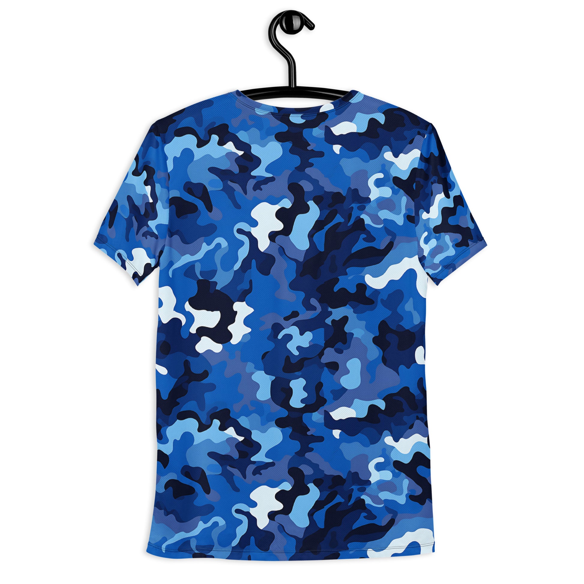 Blue Camouflage v1 Sport-T-Shirt für Herren Sport T-Shirt JLR Design