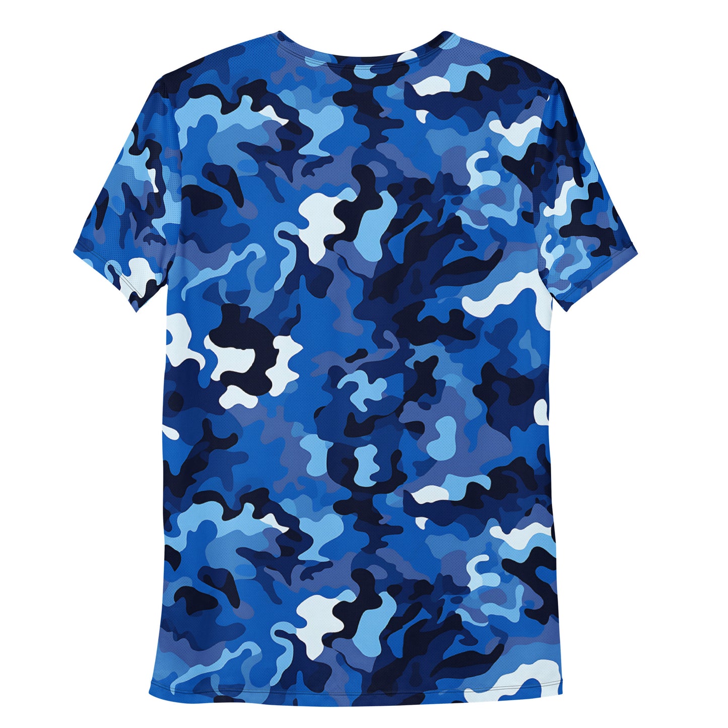 Blue Camouflage v1 Sport-T-Shirt für Herren Sport T-Shirt JLR Design