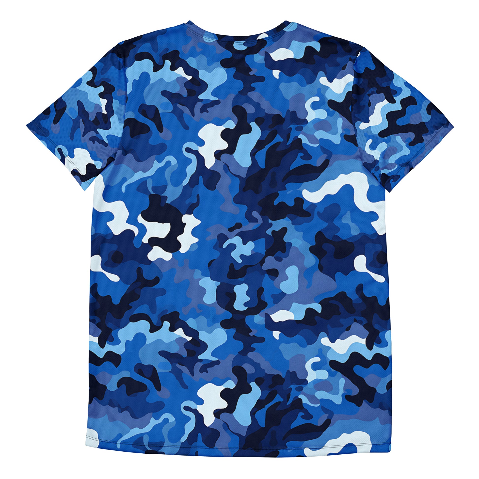 Blue Camouflage v1 Sport-T-Shirt für Herren Sport T-Shirt JLR Design