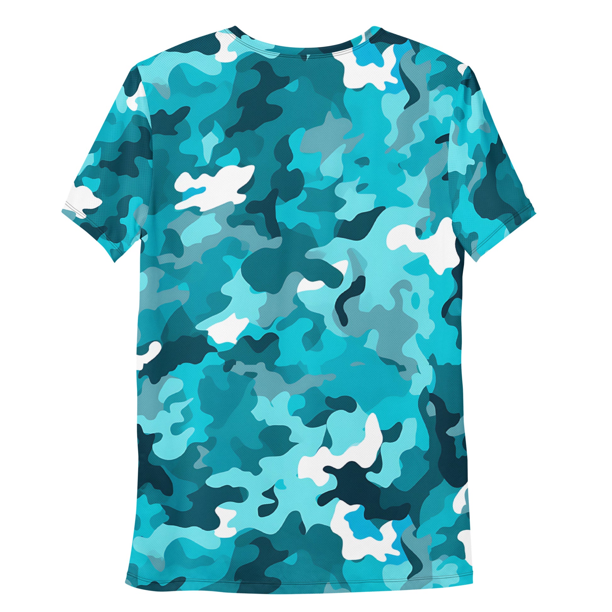 Blue Camouflage v2 Sport-T-Shirt für Herren Sport T-Shirt JLR Design