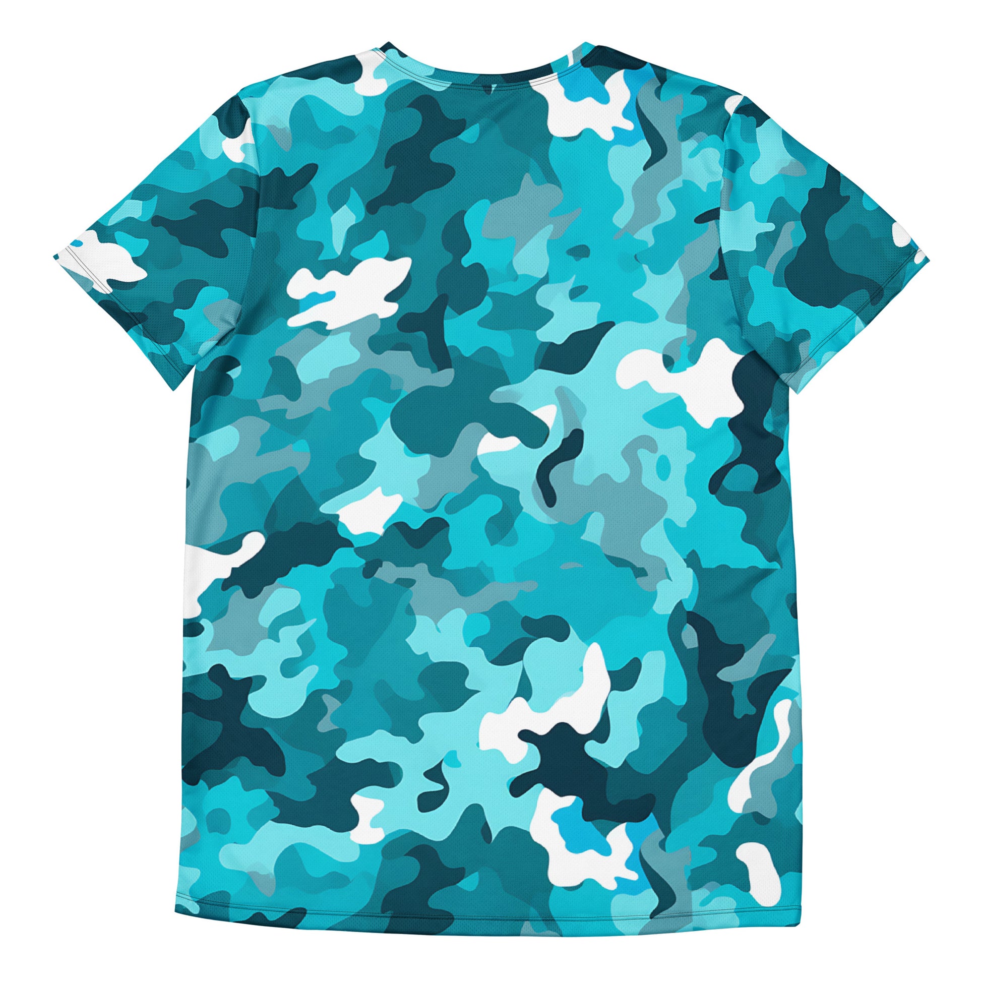 Blue Camouflage v2 Sport-T-Shirt für Herren Sport T-Shirt JLR Design