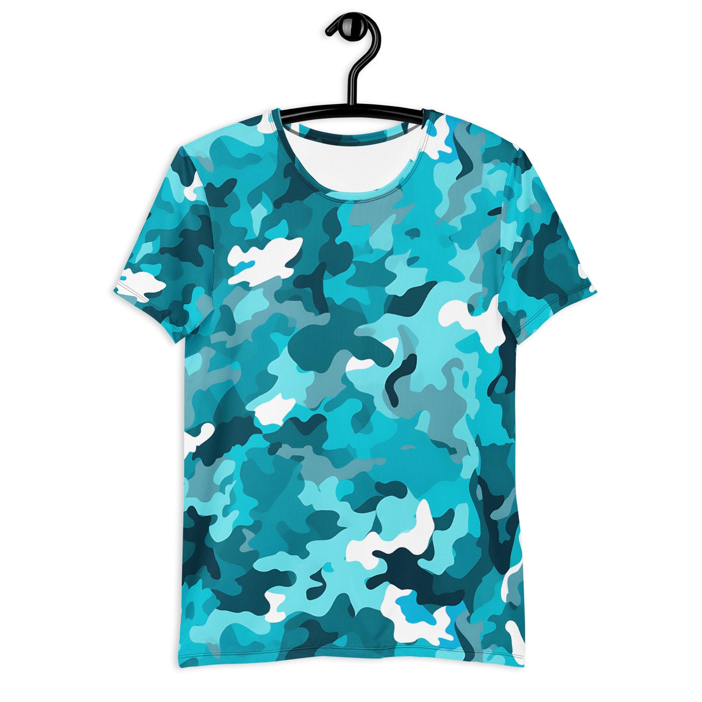 Blue Camouflage v2 Sport-T-Shirt für Herren Sport T-Shirt JLR Design