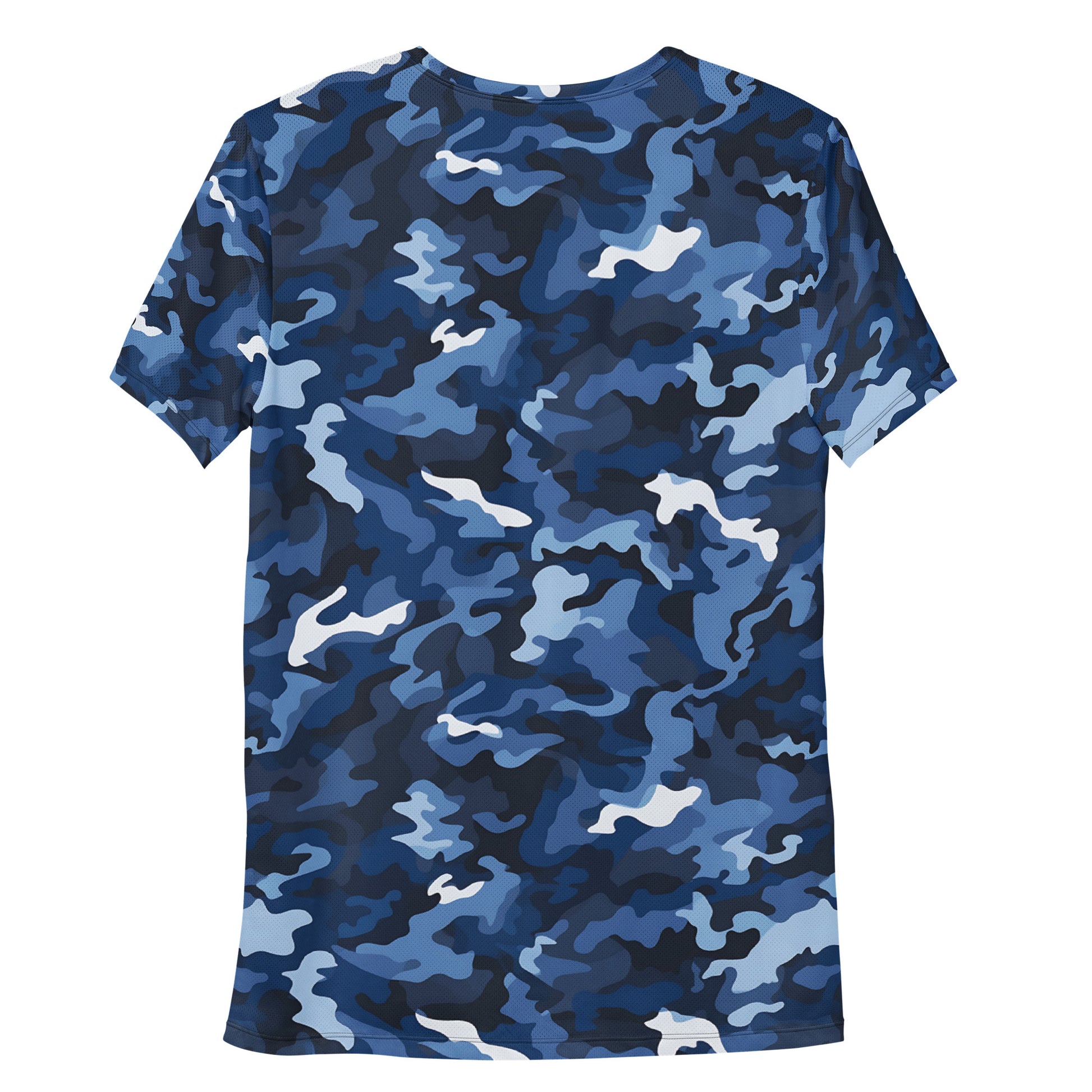 Blue Camouflage v3 Sport-T-Shirt für Herren Sport T-Shirt JLR Design