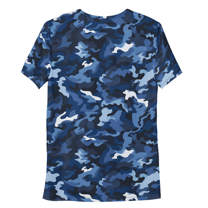 Blue Camouflage v3 Sport-T-Shirt für Herren Sport T-Shirt JLR Design